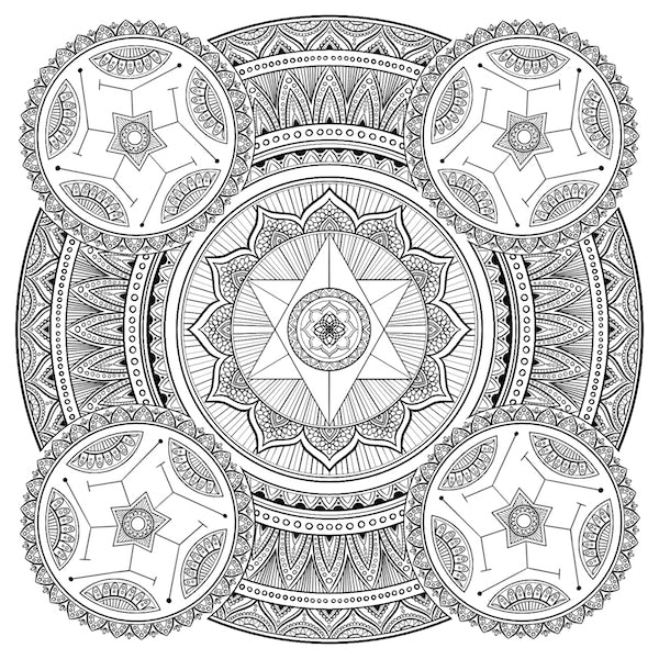 Archangel Chamuel Mandala, Christine Alexndria