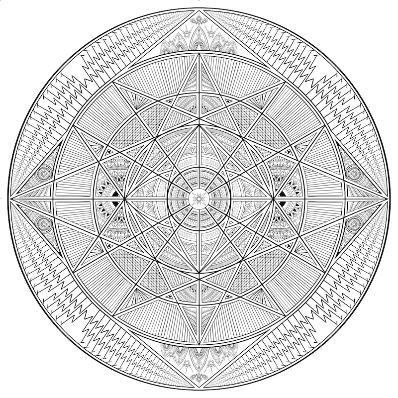 Archangel Metatron Mandala. Angel Chatter/Christine Alexandria