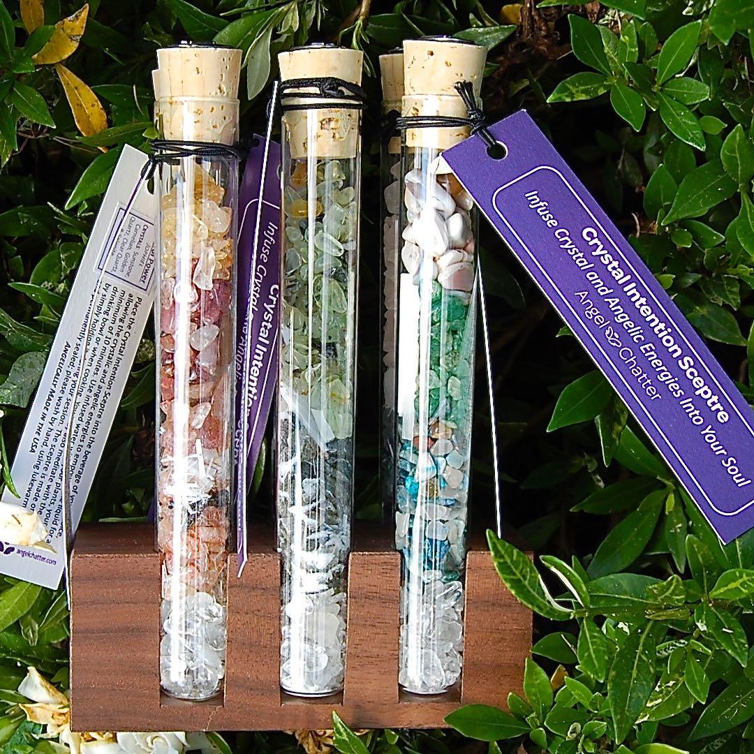 Crystal Intention Sceptres - Angel Chatter - Christine Alexandria - Dr. Emoto - 