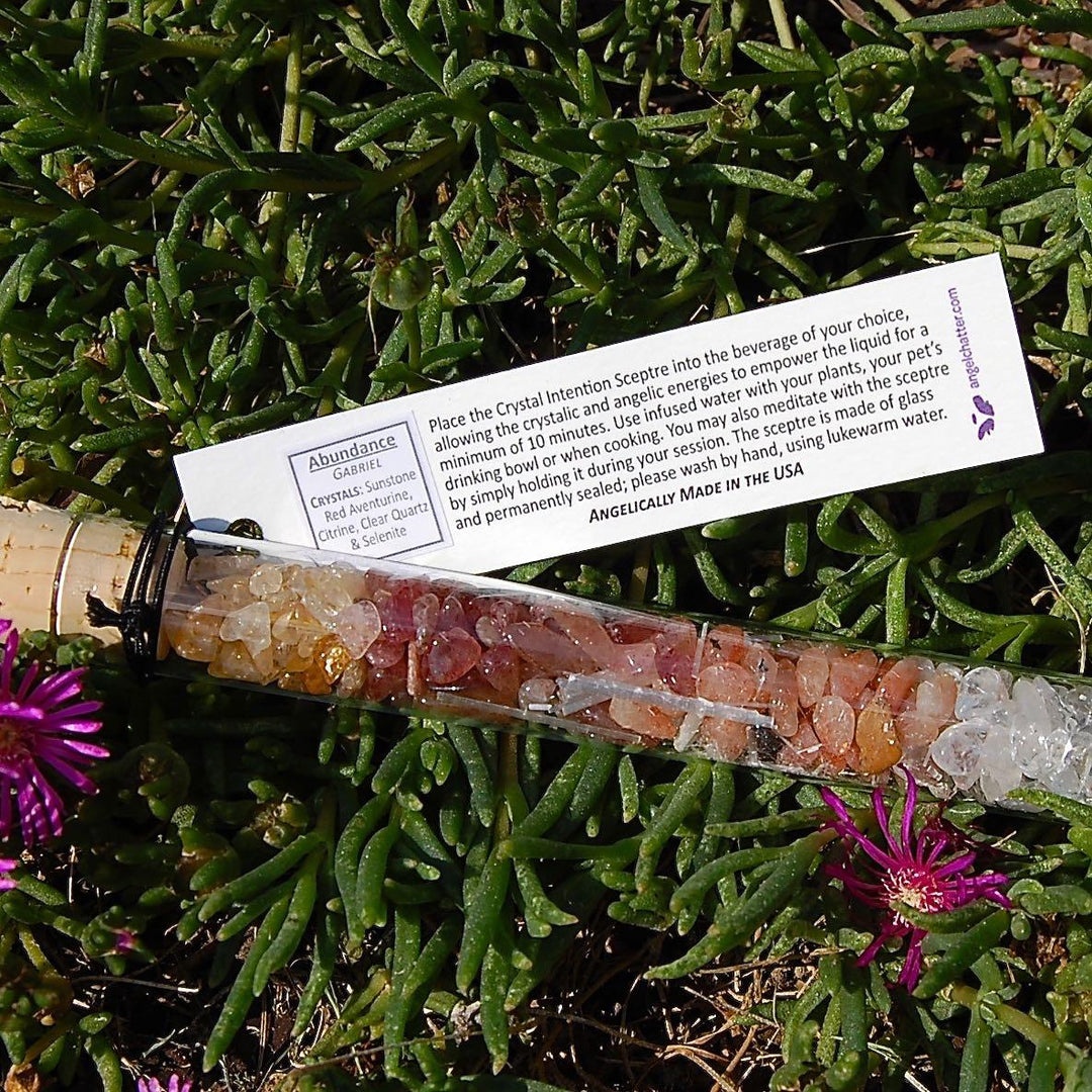Crystal Intention Sceptres - Angel Chatter - Christine Alexandria - Dr. Emoto - Gabriel