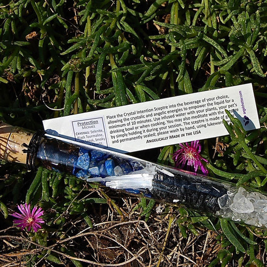 Crystal Intention Sceptres - Angel Chatter - Christine Alexandria - Dr. Emoto -  Michael, Angel Of Protection