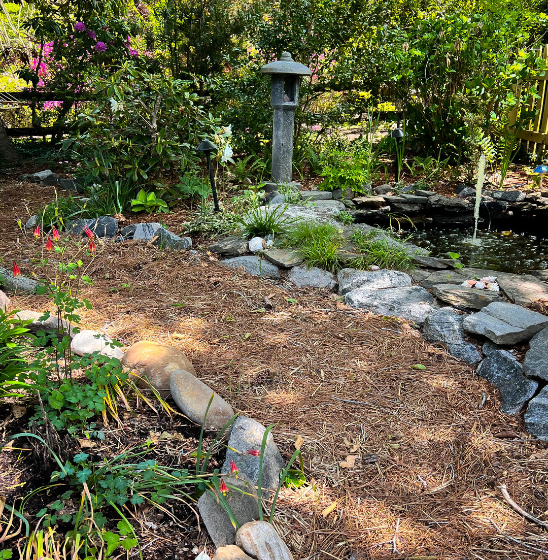 Quiet outdoor seating space for reflection during private weekend experience in Virginia